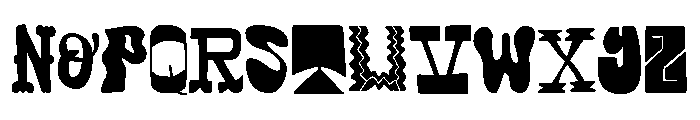 Altogether Regular Font UPPERCASE