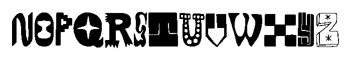 Altogether Regular Font LOWERCASE