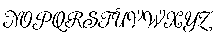 Alys Script Bold Font UPPERCASE