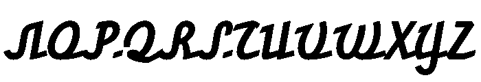 AM Appennino Regular Font UPPERCASE