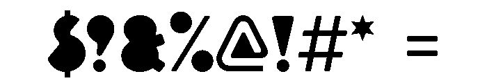 AM Futurismo Regular Font OTHER CHARS