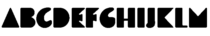 AM Futurismo Regular Font UPPERCASE