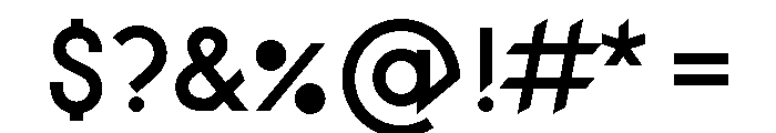 AM Majella Regular Font OTHER CHARS