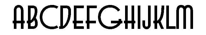 AM Marche Regular Font UPPERCASE
