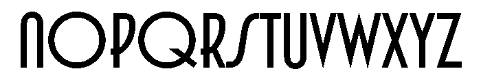 AM Marche Regular Font UPPERCASE