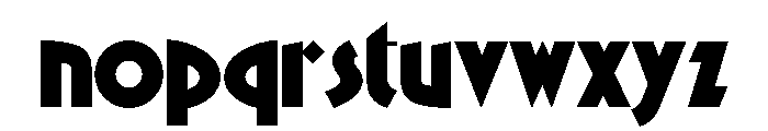 AM Panama Regular Font LOWERCASE