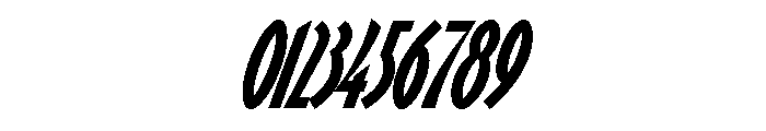 AM Tirana Regular Italic Font OTHER CHARS