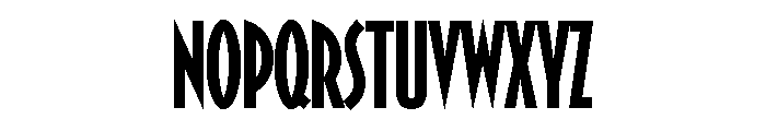 AM Tirana Regular Font UPPERCASE