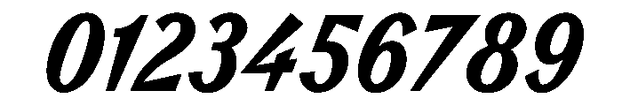 AM Toscana Italic Font OTHER CHARS
