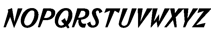 AM Toscana Italic Font UPPERCASE