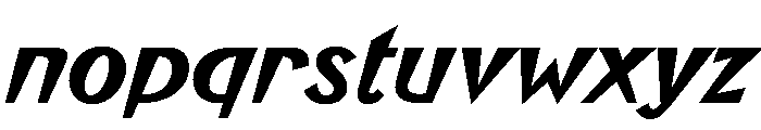 AM Toscana Italic Font LOWERCASE