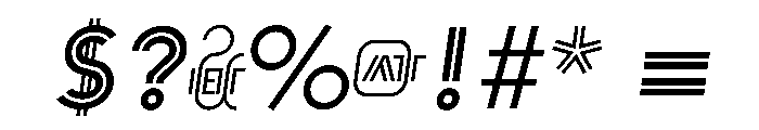 Am Augusta Italic Font OTHER CHARS