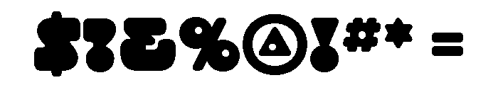 Am Futurismo Heavy Font OTHER CHARS