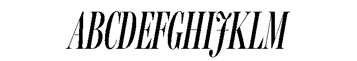 Am Lombardia Italic Font UPPERCASE