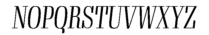 Am Lombardia Light Italic Font UPPERCASE