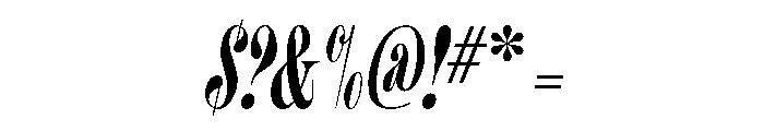 Am Lombardia Medium Italic Font OTHER CHARS