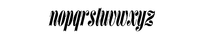 Am Lombardia Medium Italic Font LOWERCASE