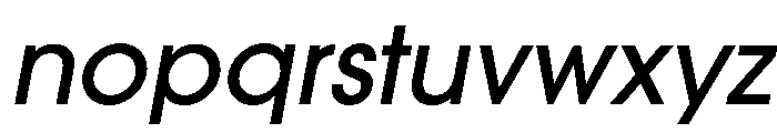 Am Majella Medium Italic Font LOWERCASE