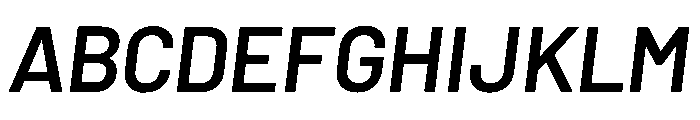 Am Majella Semibold Italic Font UPPERCASE