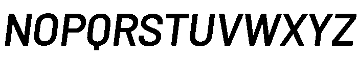 Am Majella Semibold Italic Font UPPERCASE