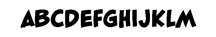 Am Panama Bold Font UPPERCASE