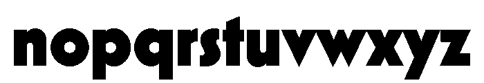 Am Panama Extra Bold Font LOWERCASE
