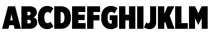 Am Panama Heavy Font UPPERCASE