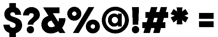 Am Serie 610 Bold Font OTHER CHARS