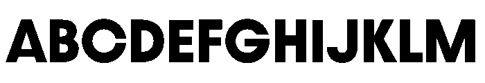 Am Serie 610 Bold Font UPPERCASE