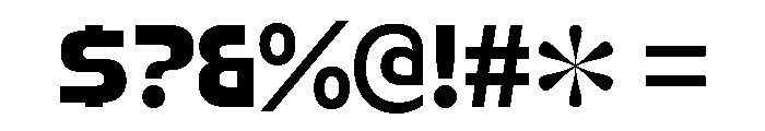 Am Serie 610 Extra Bold Font OTHER CHARS