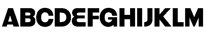 Am Serie 610 Extra Bold Font UPPERCASE