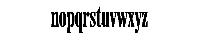 Am Sirte Extra Bold Font LOWERCASE
