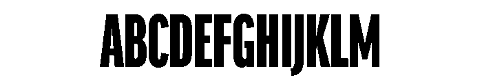Am Tirana Heavy Font UPPERCASE