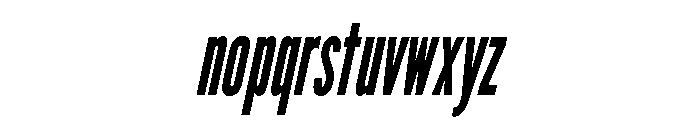 Am Tirana Italic Font LOWERCASE