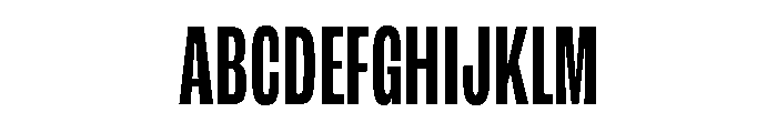 Am Tirana Medium Font UPPERCASE