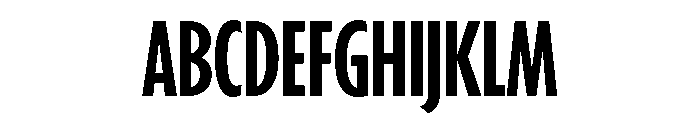 Am Tirana Semibold Font UPPERCASE