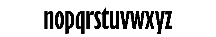Am Tirana Semibold Font LOWERCASE