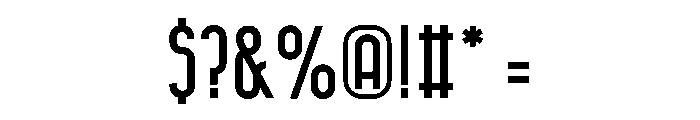 Am Udine Bold Font OTHER CHARS