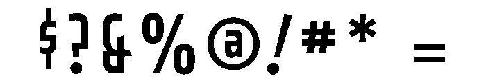 Am Udine Semibold Font OTHER CHARS