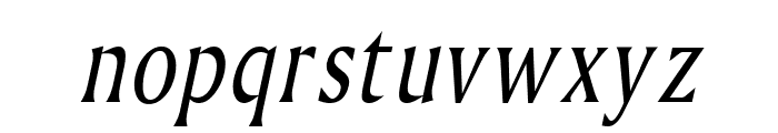 Ameretto Thin Italic Font LOWERCASE