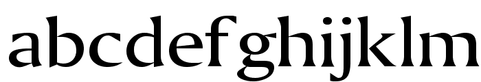 Ameretto Wide Normal Font LOWERCASE