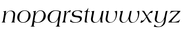 AmericanaStd-Italic Font LOWERCASE