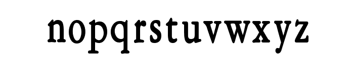 Amery Condensed Bold Font LOWERCASE