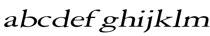Amery Extended Italic Font LOWERCASE