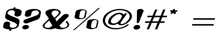 Amos Extended Italic Font OTHER CHARS