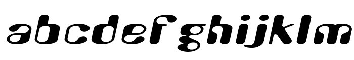 Amos Extended Italic Font LOWERCASE