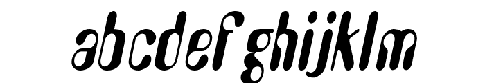 Amos Thin Italic Font LOWERCASE