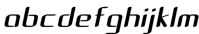 Amped-BoldItalic Font LOWERCASE
