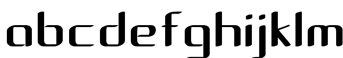 Amped-Bold Font LOWERCASE