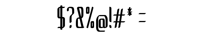 Amped-ExtracondensedBold Font OTHER CHARS